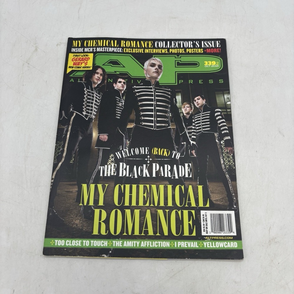 Alternative Press Issue 339.2 Oct 2016 Illustrated My Chemical Romance